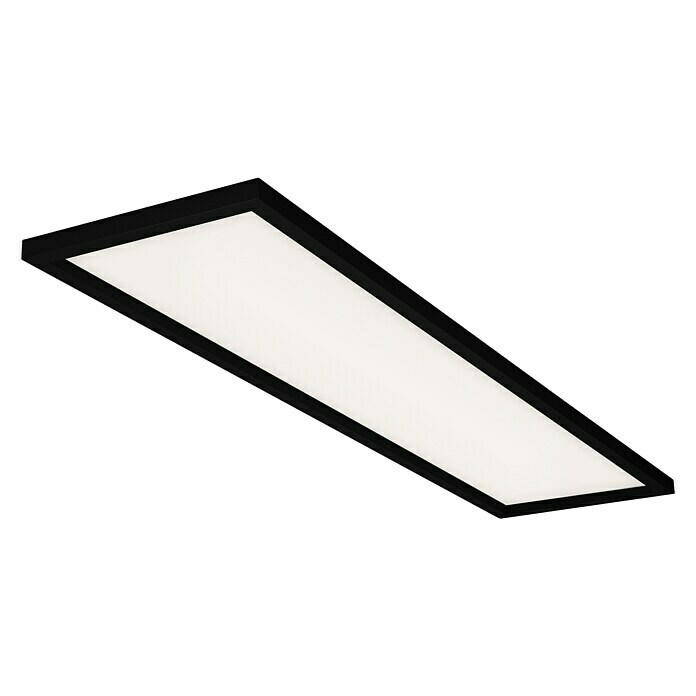 Briloner LED-Panel (36 W, L x B x H: 119,5 x 29,5 x 8 cm, Schwarz, Warmweiß) | BAUHAUS