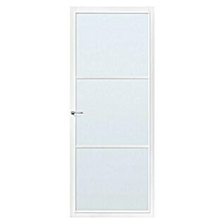 Solid Elements Binnendeur SE 4715 blank glas (93 x 231,5 cm, Draairichting: Rechts, Wit, Opdek)