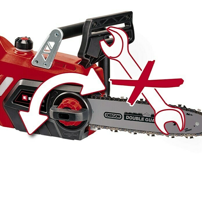 Einhell Power X-Change Akku-Kettensäge GE-LC 18/25 Li-Solo18 V, Ohne Akku, Schwertlänge: 25 cm Use Shot