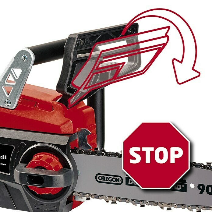 Einhell Power X-Change Akku-Kettensäge GE-LC 18/25 Li-Solo18 V, Ohne Akku, Schwertlänge: 25 cm Use Shot