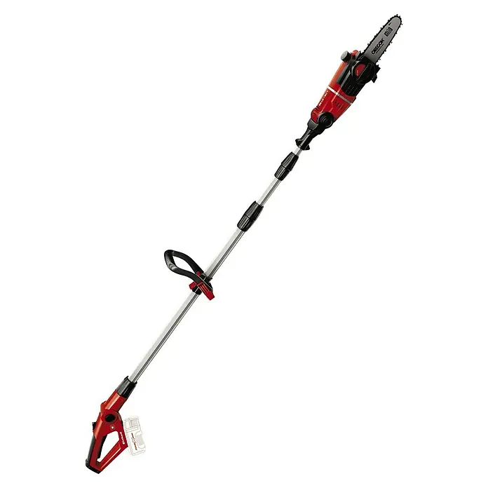 Einhell Power X-Change 18V Akku-Hochentaster GE-LC 18 Li T-Solo - 18 V, Li-Ionen, Ohne Akku, Schnittlänge: 17 cm - Akku-Hochentaster mit Oregon-Schwert und -Kette für müheloses Beschneiden hoher Äste vom Boden aus. Leistungsstark und kabellos.