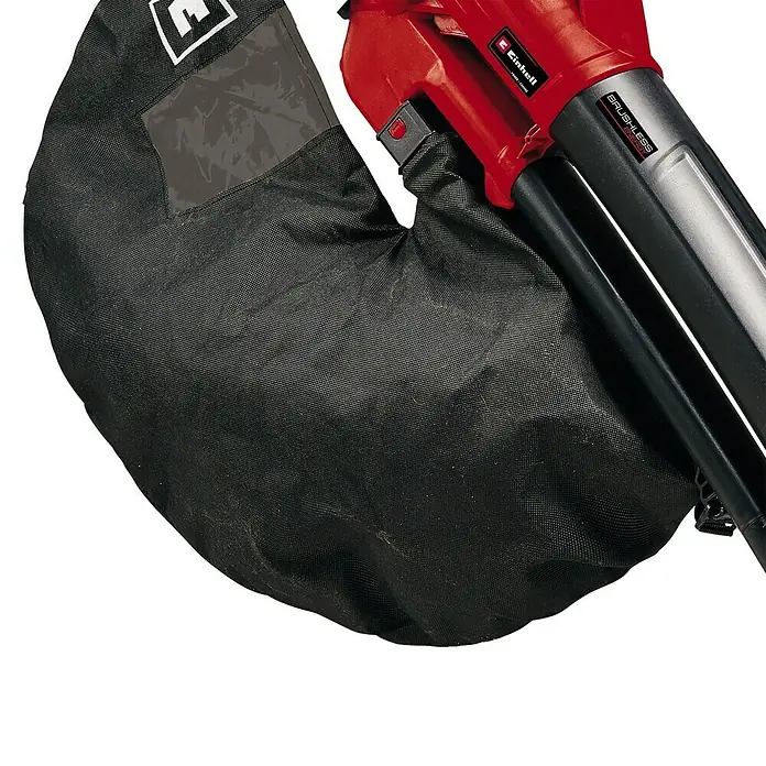 Einhell Power X-Change 18V Akku-Laubsauger GE-CL 36 Li E-Solo - Akkuspannung: 18 V, Ohne Akku, Blasgeschwindigkeit: 210 km/h - Laubbläser mit Fangsack. Der Laubsauger von Einhell mit Fangsack für das Laub im Garten.