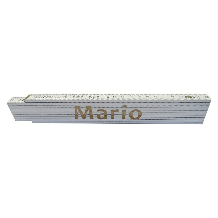 Zidarski metar (Natpis: Mario, 2 m)