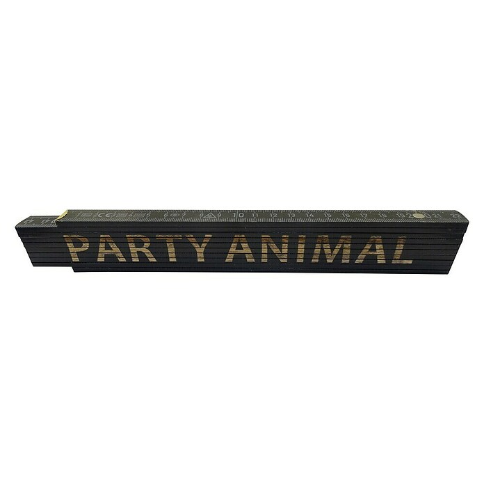 Zložljivi meter  (Dolžina: 2 m, Natis: Party animal) | 1942 - Maßbänder/Maßstäbe | BADM - Meßwerkzeuge | BAD - Handwerkzeuge | BA - Handwerkzeuge | B - Werkz/Masch/Maschzubeh/Auto | BAUHAUS
