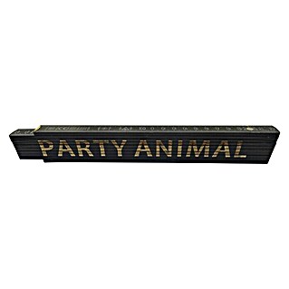 Zložljivi meter (Dolžina: 2 m, Natis: Party animal)