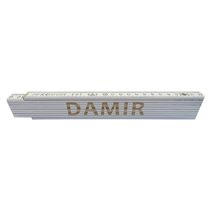Zidarski metar  (Duljina: 2 m, Natpis: Damir, Boja: Bijele boje) | BAUHAUS