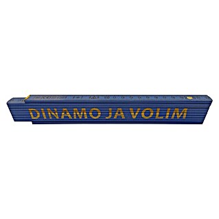 Zidarski metar (Duljina: 2 m, Natpis: Dinamo ja volim, Boja: Plave boje)