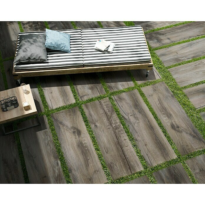 Marazzi Terrassenfliese E20T Trevermade40 x 120 x 2 cm, Zeder, Matt Mood Shot