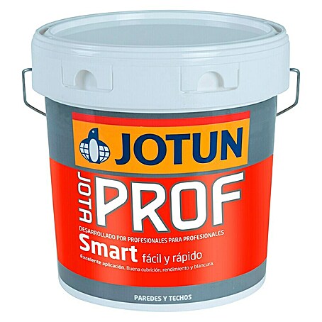 Jotun Pintura para paredes y techos Jotaprof Smart (Blanco, Mate, 15 l)