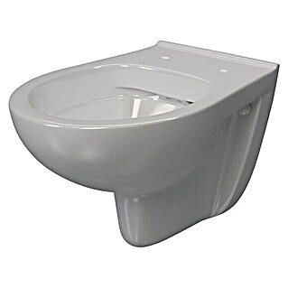 Zidna WC školjka bez ruba (Bez ruba, Oblik ispiranja: Duboko, WC odvod: Vodoravno, Bijele boje)
