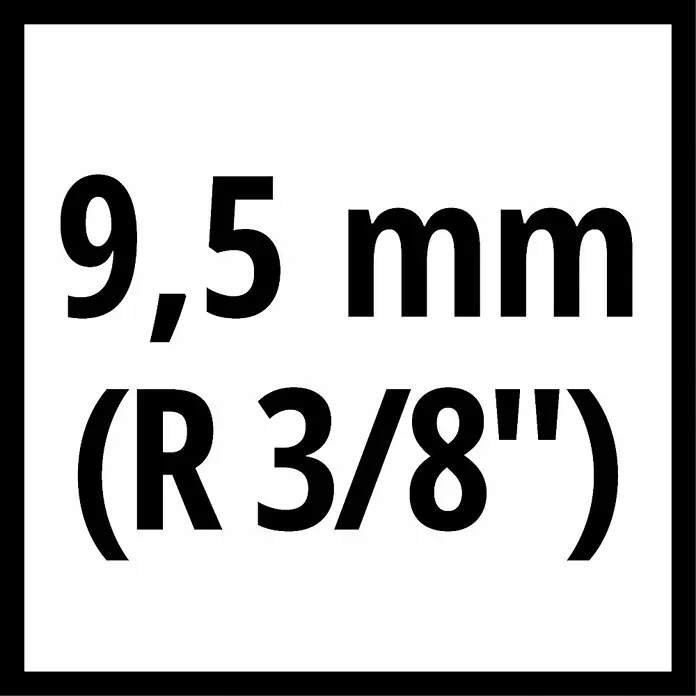 Einhell Kombi-Wartungseinheit mit Öler R3/8″ - R ⅜″, Betriebsdruck: 8 bar - Produktdetails: 9,5 mm (R 3/8"). Präzise Abmessungen für optimale Leistung und Passgenauigkeit. Ideal für vielfältige Anwendungen.