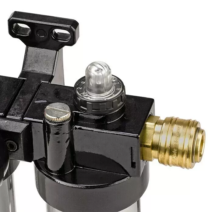 Einhell Kombi-Wartungseinheit mit Öler R1/4″ - R ¼″, Betriebsdruck: 8 bar - Detailaufnahme