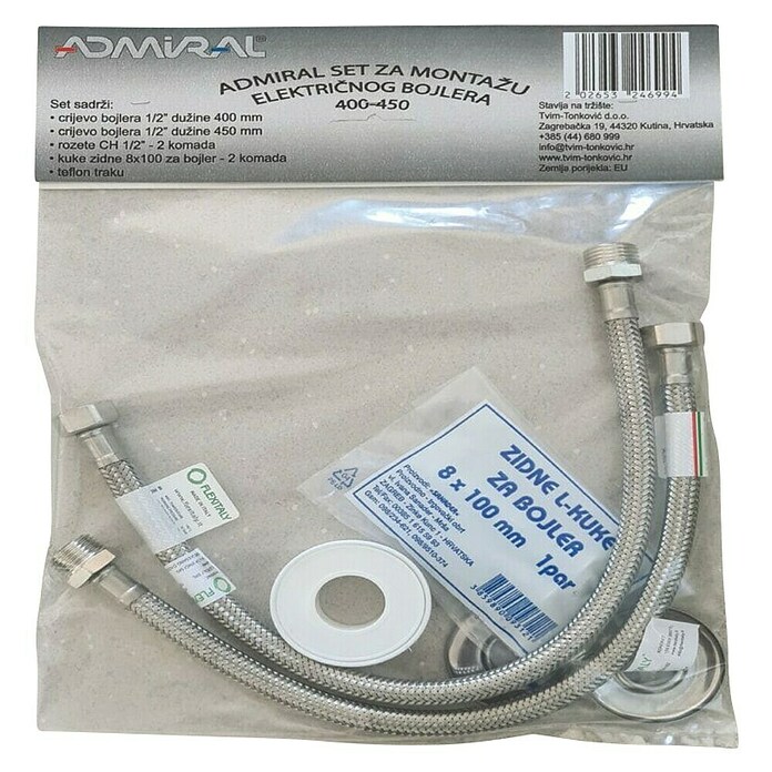 Montažni set za kotel Admiral  (1 kos) | 4051 - Installationszubehör | DCDA - Wasserinstallation | DCD - Sanitärinstallation | DC - Sanitärinstallation | D - Sanitär | BAUHAUS