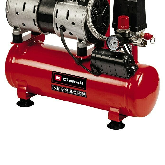 Einhell Expert Plus Flüsterkompressor TE-AC 6 Silent550 kW, Kesselinhalt: 6 l Detail Shot