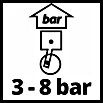Einhell Sprühpistole mit Saugbecher (Betriebsdruck: 3 bar - 8 bar, Geeignet für: Kompressor) | BAUHAUS