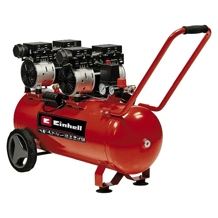 Einhell Expert Plus Flüsterkompressor TE-AC 50 SilentMax. Druck: 8 bar, 50 l