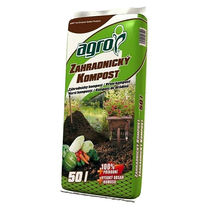 Agro Kompost  (50 l) | 7503 - Spezialerde Marke | IAHA - Erde | IAH - Dünger / Pflanzenschutz | IA - Gartenhartware | I - Stadtgarten | BAUHAUS