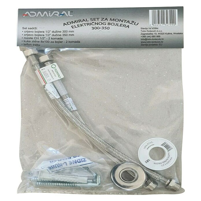 Montažni set za kotel Admiral  (1 kos) | 4051 - Installationszubehör | DCDA - Wasserinstallation | DCD - Sanitärinstallation | DC - Sanitärinstallation | D - Sanitär | BAUHAUS