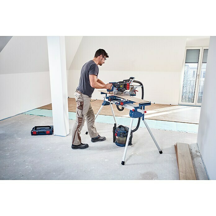 Bosch Professional AMPShare 18V Akku-Kapp- & Gehrungssäge GCM 18V-216 (18 V, 2 Akkus, 8 Ah, Durchmesser Sägeblatt: 216 mm) | BAUHAUS