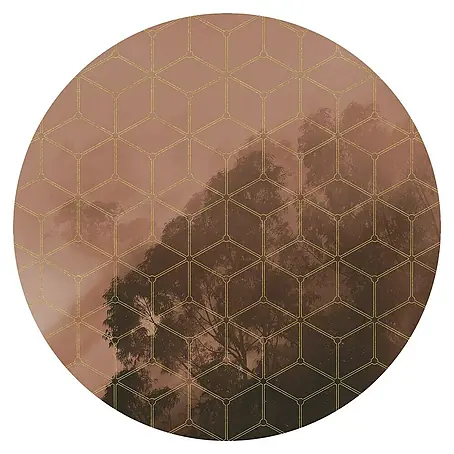 Komar Dots Fototapete rund New Morning