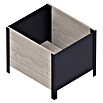 Upyard Pflanzkasten Modernbox tief (58 x 52 x 48 cm, Holz, Grau) | BAUHAUS