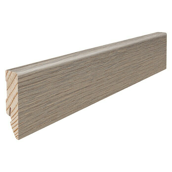 Haro Sockelleiste Raucheiche Puroweiß (220 cm x 16 mm x 58 mm, Fichte)