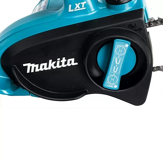 Makita LXT 18V Akku-Kettensäge DUC122Z - 18 V, Li-Ionen, Ohne Akku, Schwertlänge: 11,5 cm - Detailaufnahme