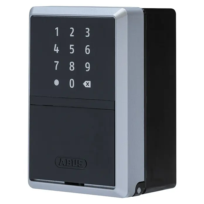 Abus Schlüsselbox Key Garage 787 Smart Bluetooth - Geeignet für: Bis zu 20 Schlüssel, L x B x H: 63 x 82,55 x 120 mm, Ohne Bügel - ABUS KeyGarage 707 ist eine sichere Schlüsselsafe mit Zahlencode. Ideal für die sichere Aufbewahrung von Schlüsseln und kleinen Wertsachen.