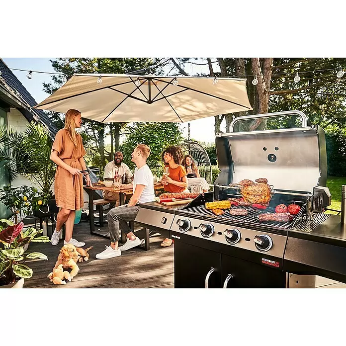Char-Broil Gasgrill Performance Core B4 - Grillfläche (B x T): 63 x 43,5 cm, 8,68 kW, Anzahl Brenner: 4 - Anwendungsbeispiel