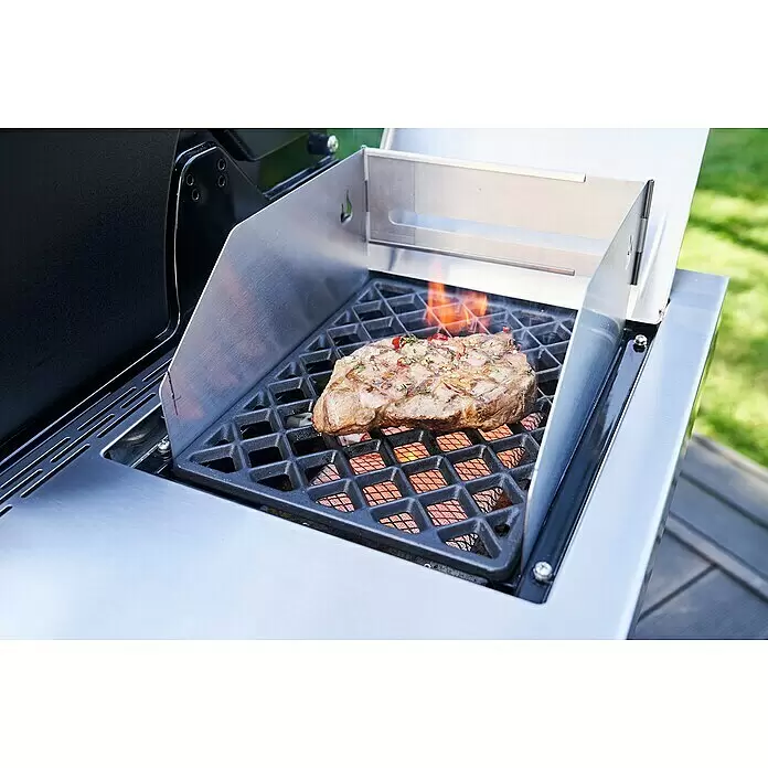 Char-Broil Windschutz Sear Burner - Edelstahl, Passend für: Sear Burner der Char-Broil Professional Pro Serie - Anwendungsbeispiel