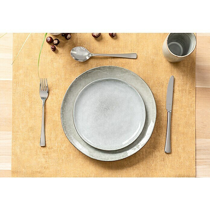 Tabo Assiette plate grise