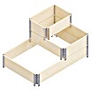 Upyard Hochbeet 3 Ebenen (120 x 80 x 58,5 cm, Holz, Natur, Fassungsvermögen: 301,8 l) | BAUHAUS