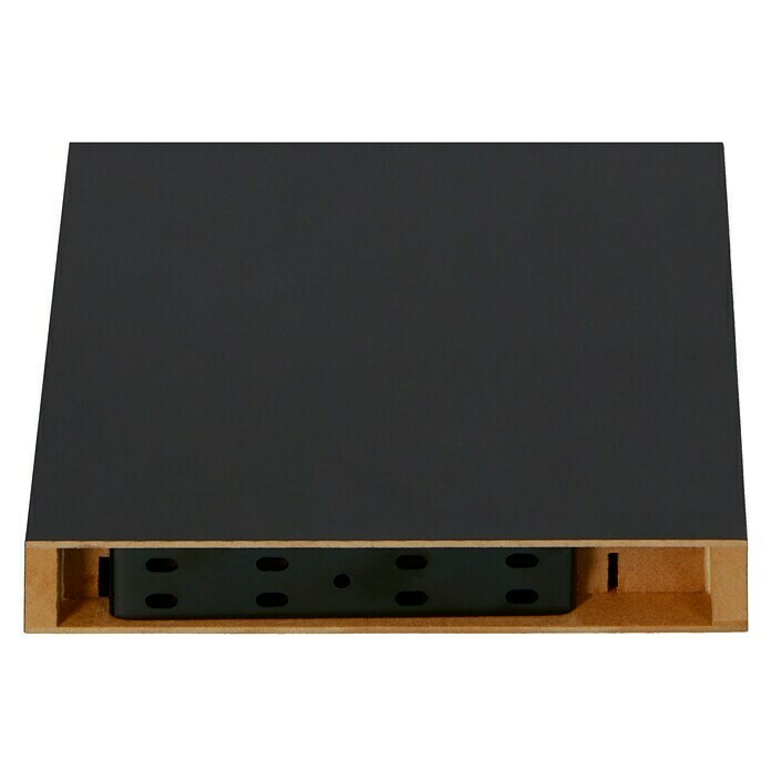 Regalux Wandboard XL4 (24 x 24 x 3,8 cm, Schwarz, Belastbarkeit: 12 kg)