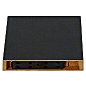 Regalux Wandboard XL4 (24 x 24 x 3,8 cm, Schwarz, Belastbarkeit: 12 kg)
