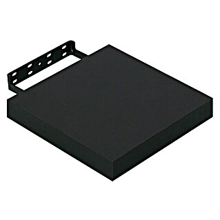 Regalux Wandboard XL4 (L x B x H: 23,5 x 24 x 3,8 cm, Schwarz, Belastbarkeit: 5 kg)
