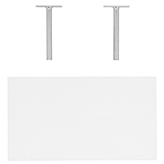 Dolle Stenski regal Border (Do x Š x V: 80 x 9 x 3 cm, Hrast, Nosilnost: 5 kg)