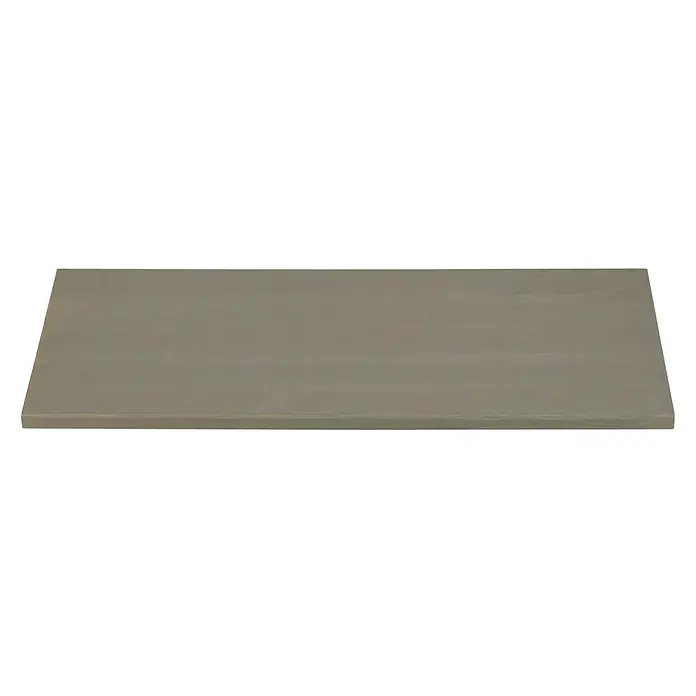 Dolle Wandboard Lite Vintage - L x B x S: 60 x 25 x 1,8 cm, Kiefer Grau - Ein graues, rechteckiges Schneidebrett aus Kunststoff mit glatter Oberfläche, ideal zum Zubereiten von Speisen in der Küche.