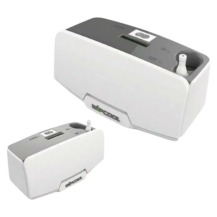 ZimaKlima Bomba de condensación Wipcool P18 - L x An x Al: 8,6 x 15,4 x 11,8 cm, 19 dB(A), 24 l/h - Dos dispositivos WiPCool en blanco y gris, ideales para la refrigeración. Diseño compacto para un uso flexible.