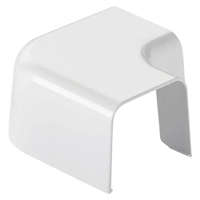 ZimaKlima Ángulo plano canal Rigel - Blanco, An x Al: 50 x 65 mm, Plástico - Una esquina blanca para conductos de cables, que garantiza un enrutamiento limpio y protegido y se integra perfectamente en cualquier entorno.
