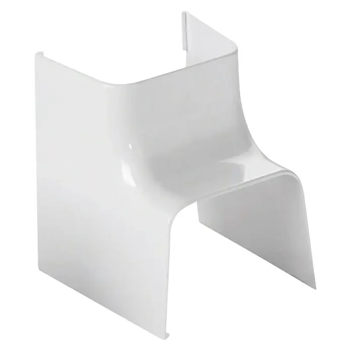 ZimaKlima Ángulo interior canal Rigel - Blanco, An x Al: 60 x 80 mm, Plástico - Elegante silla blanca con superficie lisa. Diseño minimalista para interiores modernos.