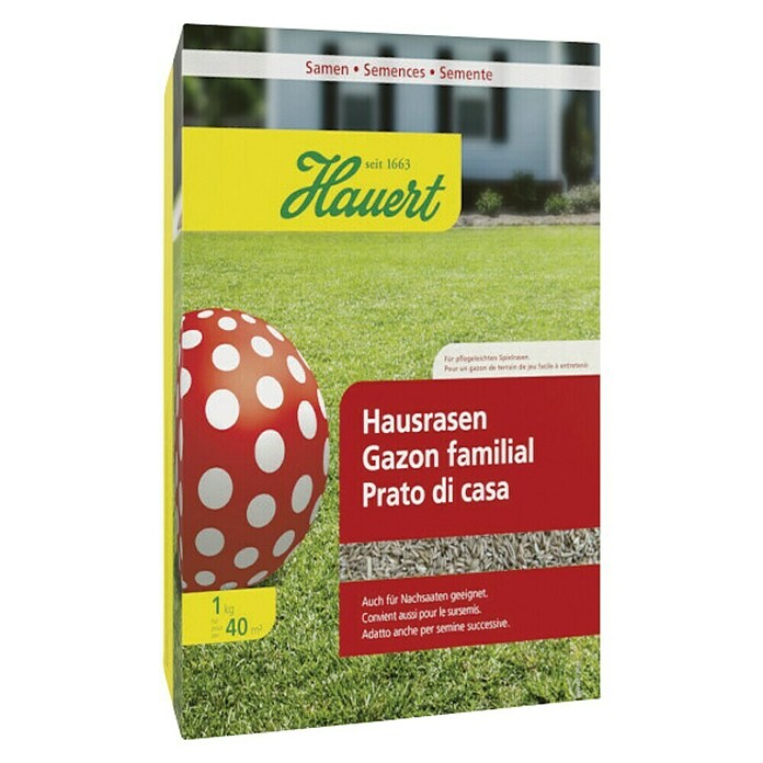 Semences de gazon pour pelouse maison Hauert