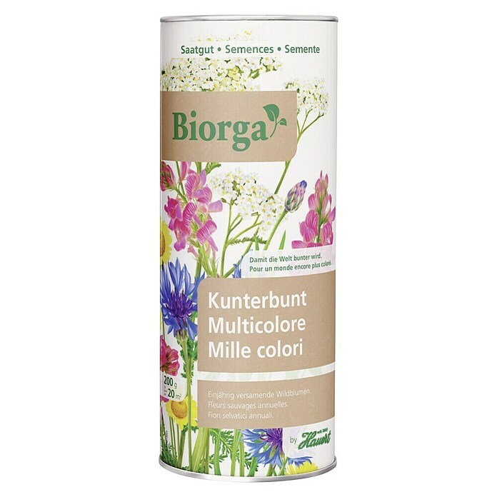 Hauert Biorga Wildblumen Kunterbunt