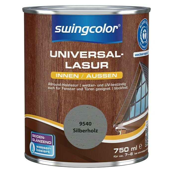 Swingcolor Universal-Lasur Silberholz