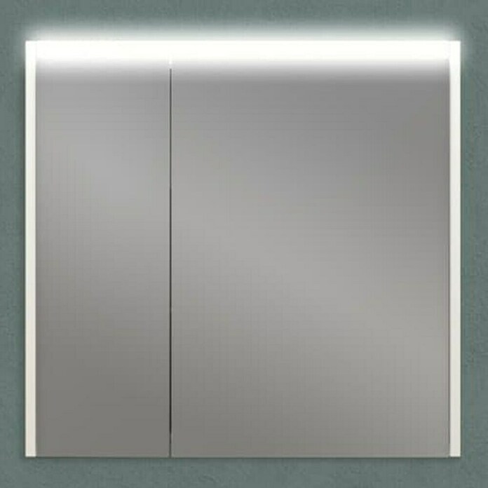 Ormarić s ogledalom Paris  (Š x V: 70 x 67 cm, Drvo, Bijele boje) | BAUHAUS