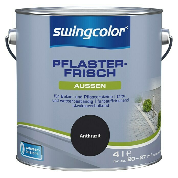 Swingcolor Pflaster-Frisch Anthrazit 4 L