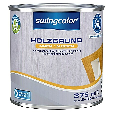 swingcolor Holzgrund (Farblos, 375 ml, Wasserbasiert)