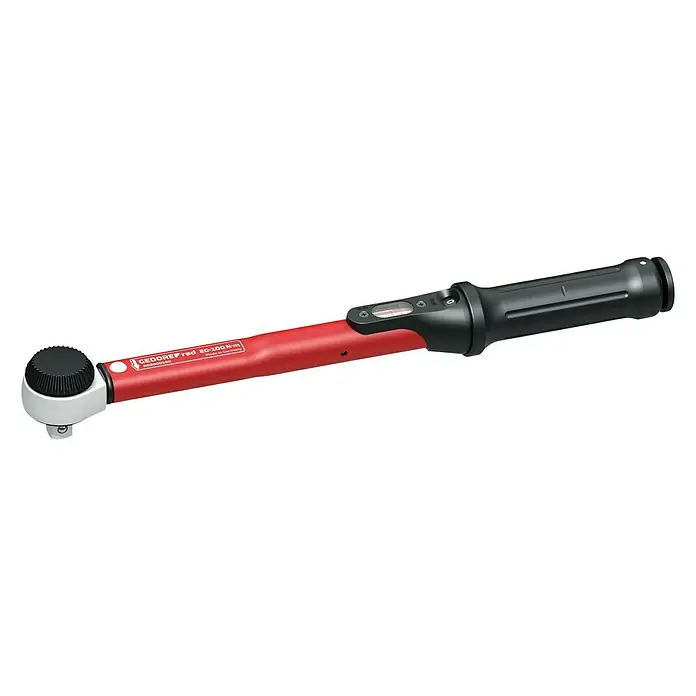 Gedore Drehmomentschlüssel R68900100 - ½″ Vierkant, 20 Nm - 100 Nm - Drehmomentschlüssel GEDORE red 20-100 N·m, ideal für präzise Arbeiten. Robuste Bauweise für zuverlässige Leistung und genaue Ergebnisse.