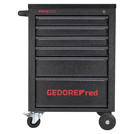 Gedore  Werkstattwagen red Mechanic Impuls Black