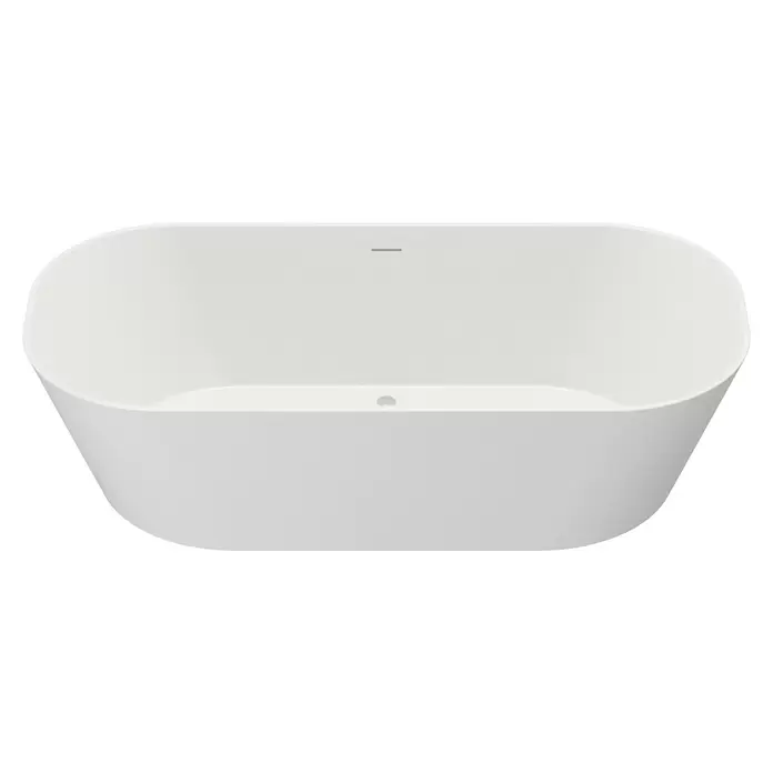 Camargue Freistehende Badewanne Torino - L x B: 170 x 80 cm, Sanitäracryl, Weiß