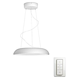 Philips Hue Lámpara colgante LED redonda Amaze (Ø x Al: 43,4 x 150 cm, Blanco, Blanco)